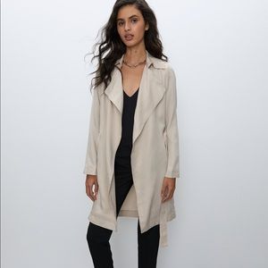 Aritzia Babaton Maximo Tan Trench Coat
